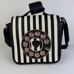 Betsey Johnson Kitsch Phone Purse Crossbody Handbag Bag CALL ME BABY *No Phone*